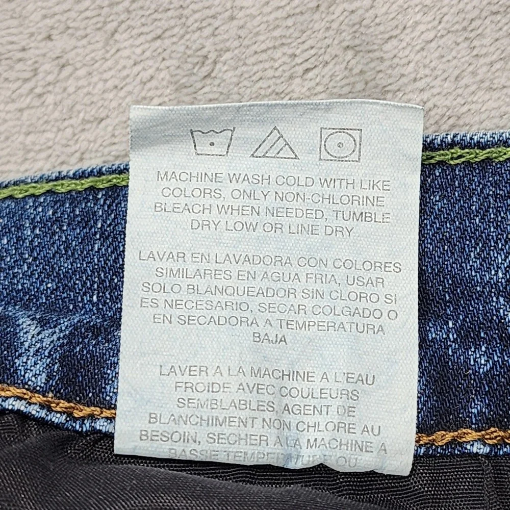 Wrangler Jeans Mens 32x36 Blue Retro Slim Straight Stretch Denim Medium Wash